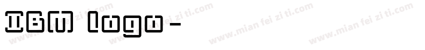 IBM logo字体转换